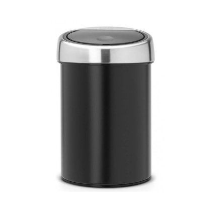 Koš na dotik TOUCH POSODA, 3 l, črna, Brabantia