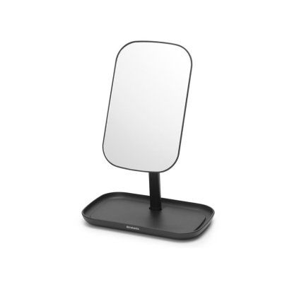 Namizno ogledalo, 28 cm, s pladnjem, siva, Brabantia