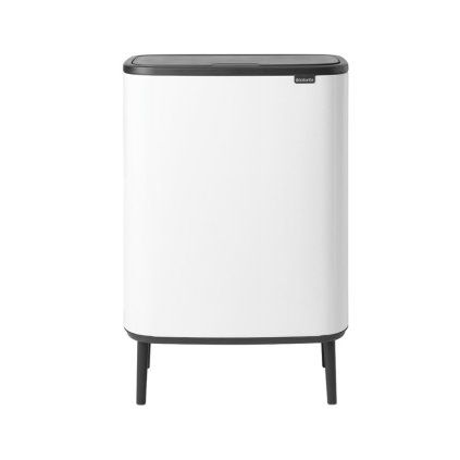 Koš na dotik BO, 60 l, bela, Brabantia