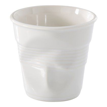 Lonček za espresso FROISSÉS, 80 ml, bela, porcelan, REVOL