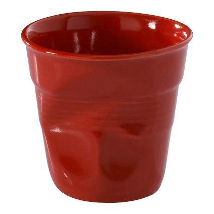 Lonček za espresso FROISSÉS, 80 ml, rdeča, porcelan, REVOL