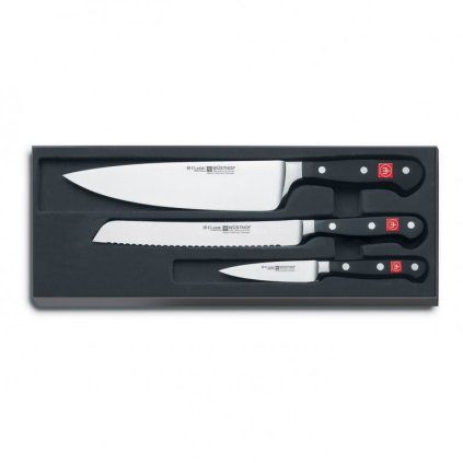 Set nožev CLASSIC, 3 kosi, z nožem za kruh, Wüsthof