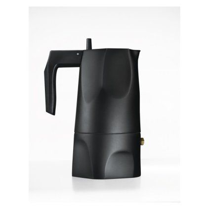 Moka kafetiera espresso OSSIDIANA, 150 ml, črna, Alessi