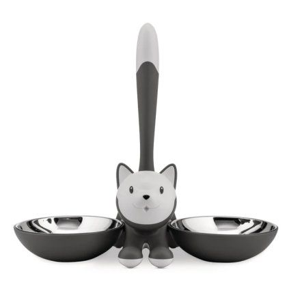 Mačja posoda TIGRITO, 600 ml, siva, ALessi