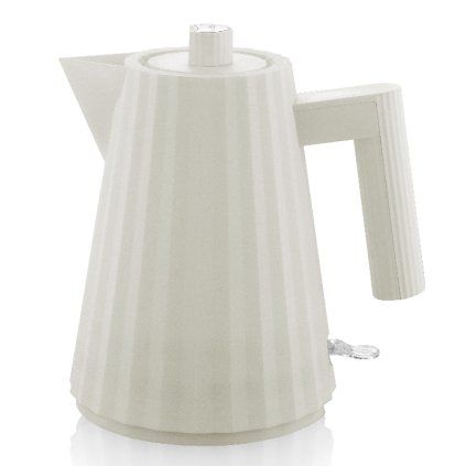 Električni kotliček PLISSE, 1 l, bela, Alessi