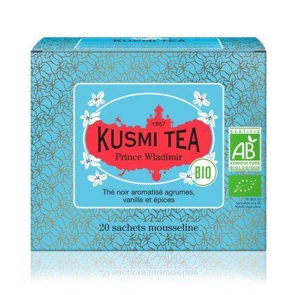 Črni čaj PRINCE VLADIMIR, 20 čajnih muslin vrečk, Kusmi Tea