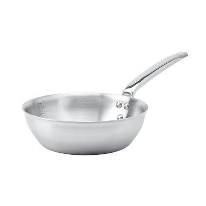 Ponev za praženje ALCHIMY, 24 cm, 2,5 l, zaobljena, nerjaveče jeklo, de Buyer