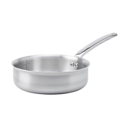Ponev za praženje ALCHIMY, 24 cm, 4 l, ravna, nerjaveče jeklo, de Buyer