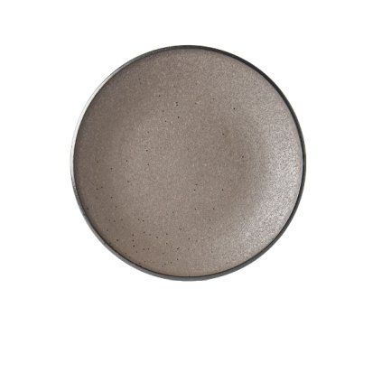 Desertni krožnik EARTH BLACK, 25 cm, MIJ