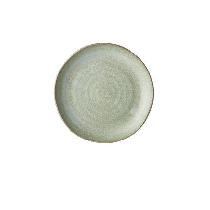 Desertni krožnik GREEN FADE, 24 cm, MIJ