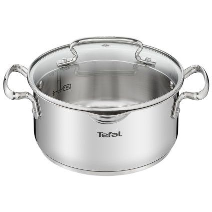 168842 kastrol duetto g7194455 20 cm 3 l s poklici tefal