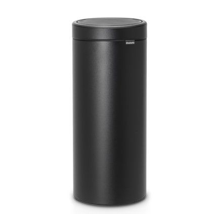 Koš na dotik TOUCH BIN NEW, 30 l, mineralno črna, Brabantia
