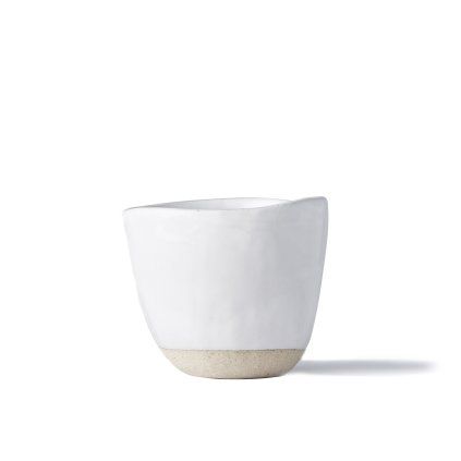 Lonček LOPSIDED, 180 ml, bela, MIJ