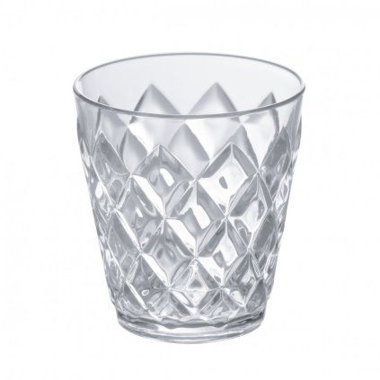 Kozarec za vodo CRYSTAL, 250 ml, kristalno čist, Koziol