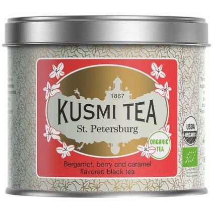 Črni čaj ST. PETERSBURG, 100 g čajnih listov v pločevinki, Kusmi Tea