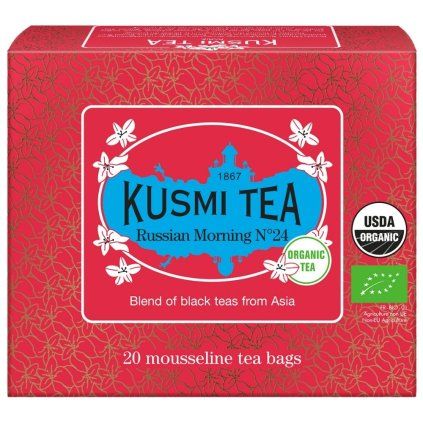 Črni čaj MORNING N°24, 20 muslin vrečk za čaj, Kusmi Tea