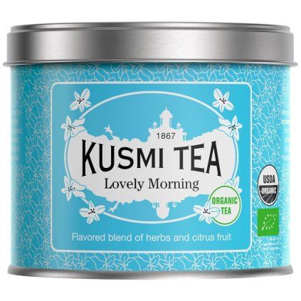 Zeleni čaj LOVELY MORNING, 100 g čajnih listov v pločevinki, Kusmi Tea