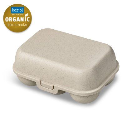 Vložek za jajca EGGS TO GO MINI, 17 cm, za 6 jajc, naravno puščavsko sonce, Koziol