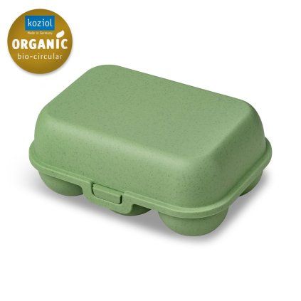 Vložek za jajca EGGS TO GO MINI, 17 cm, za 6 jajc, listnato zelena, Koziol