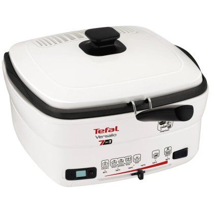 Večnamenski cvrtnik in lonec za kuhanje 7v1 VERSALIO DE LUXE FR490070 Tefal bel