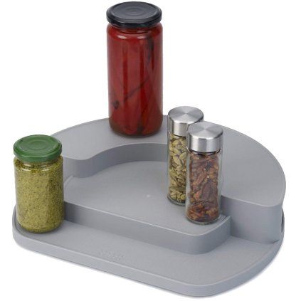Organizator za kuhinjske omare CUPBOARDSTORE 85195, siva, vrtljiva, Joseph Joseph