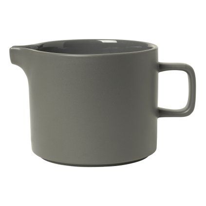 Vrč za mleko PILAR, 1 l, temno siva, keramika, Blomus