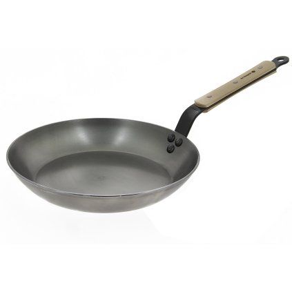 Ponev za cvrtje MINERAL B, 26 cm, lesen ročaj, de Buyer