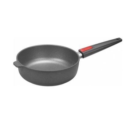 Ponev za sotiranje DIAMOND LITE 24 cm, za indukcijo, z odstranljivo ročico, titanium, WOLL