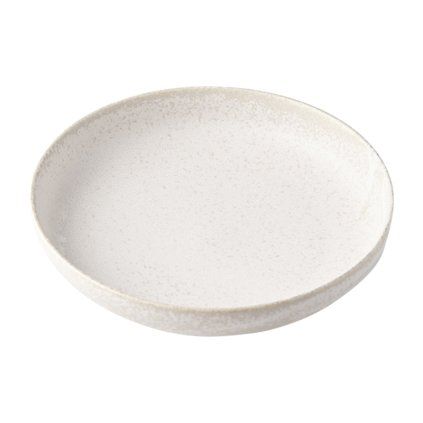 Jedilni krožnik FADE 20 cm, z visokim robom, bež, MIJ