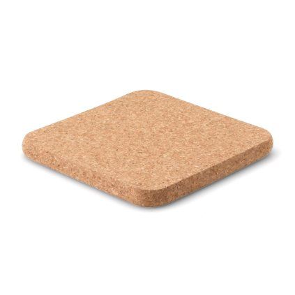 Podstavek za posodo, 20 x 20 cm, pluta, Continenta