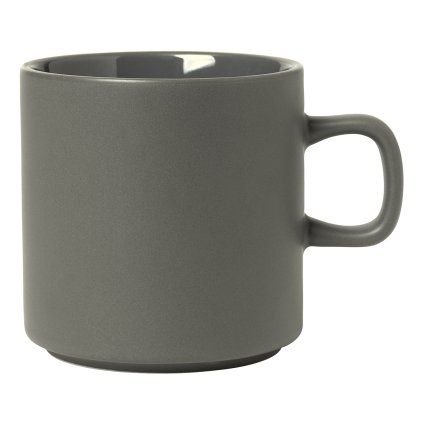 Šalica za čaj PILAR, 250 ml, temno siva, keramika, Blomus