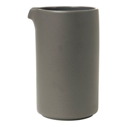 Vrč za mleko PILAR, 500 ml, črno siva, keramika, Blomus