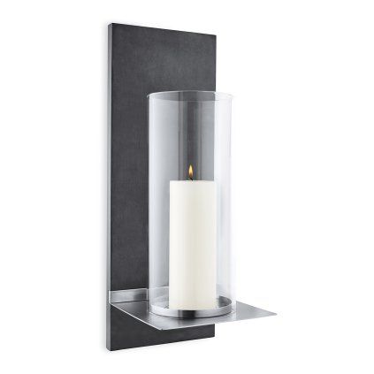 Svečnik za visoke svečke FINCA L, 52 cm, stenska, Blomus