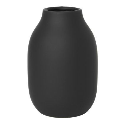 Vaza COLORA J, 15 cm, črna, Blomus