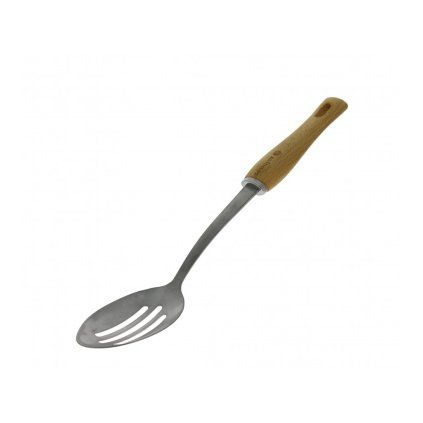 Žlica za precejanje / luknjičasta zajemalka B BOIS, ozka, de Buyer