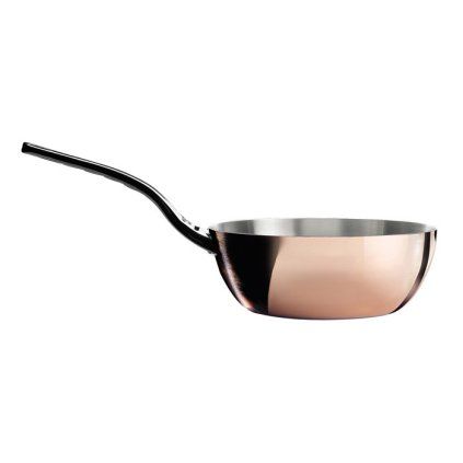 Ponev za praženje PRIMA MATERA 24 cm, za indukcijo, konična, baker, de Buyer