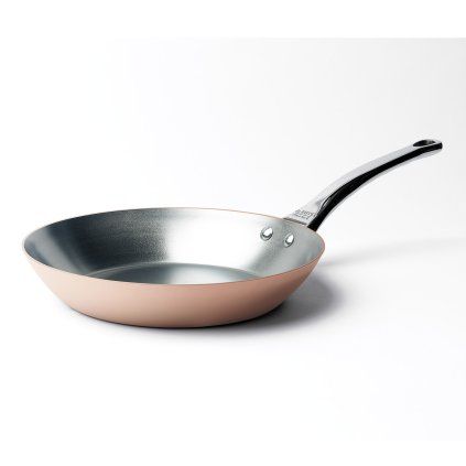 Ponev za cvrtje PRIMA MATERA, 28 cm, za indukcijo, bakrena, de Buyer