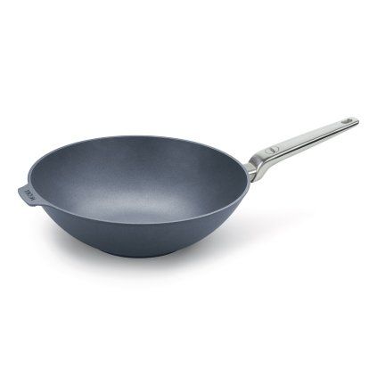Vok DIAMOND LITE PRO, 32 cm, ročaj iz nerjavečega jekla, titan, WOLL