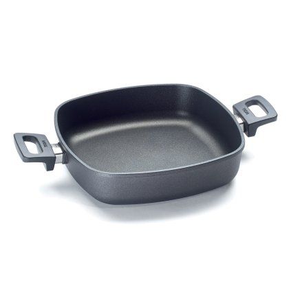 Servirna ponev TITANIUM NOWO, 28 x 28 cm, za indukcijo, brez prijemanja, titan, WOLL