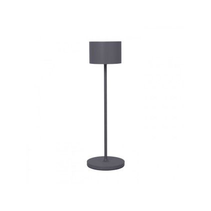 Prenosna namizna svetilka FAROL, 33 cm, LED, toplo siva, Blomus