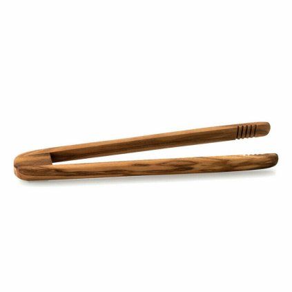 Servirna pinceta 15 cm, rjava, les, Continenta