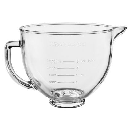 Posoda za stoječi mešalnik 5KSM5GB, 4,83 l, steklo, KitchenAid