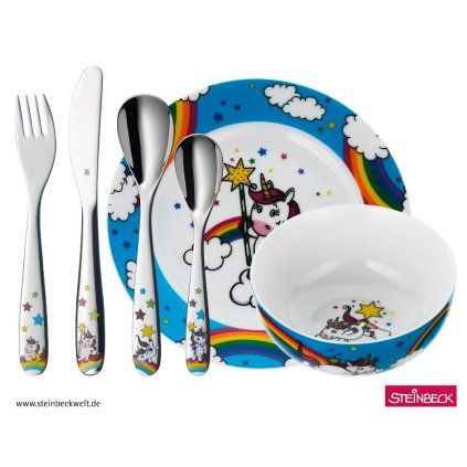 Otroški jedilni set UNICORN, 6 kosov, WMF