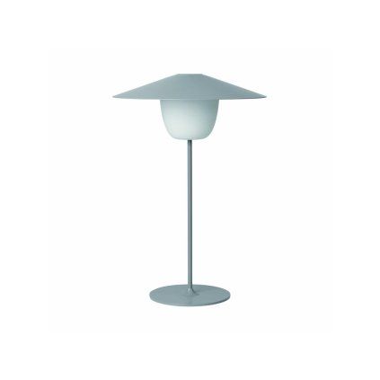 Prenosna namizna svetilka ANI L, 49 cm, LED, toplo siva, Blomus