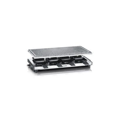 Raclette žar RG 2374, 1500 W, 8 mini posodic, iz nerjavečega jekla, Severin