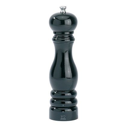 Mlinček za poper PARIS USELECT, 22 cm, črn, lakiran bukov les, Peugeot
