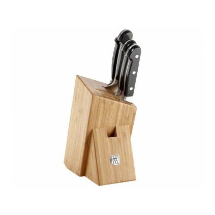 Set nožev z blokom PRO, 5 kosov, bambus, Zwilling