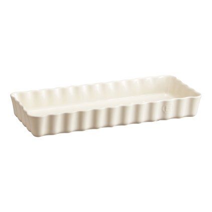 Pekač za pite, 15 × 36 cm, krem, glina, Emile Henry
