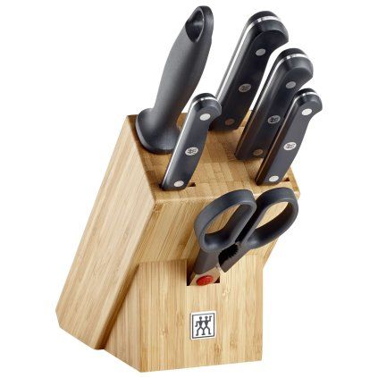 Blok set za nože GOURMET, 7 kosov, bambus, Zwilling