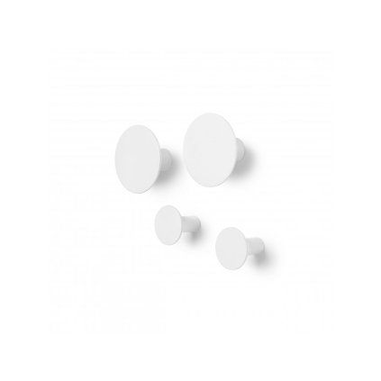 Obešalna kljuka PONTO, set 4 kosov, bela, Blomus